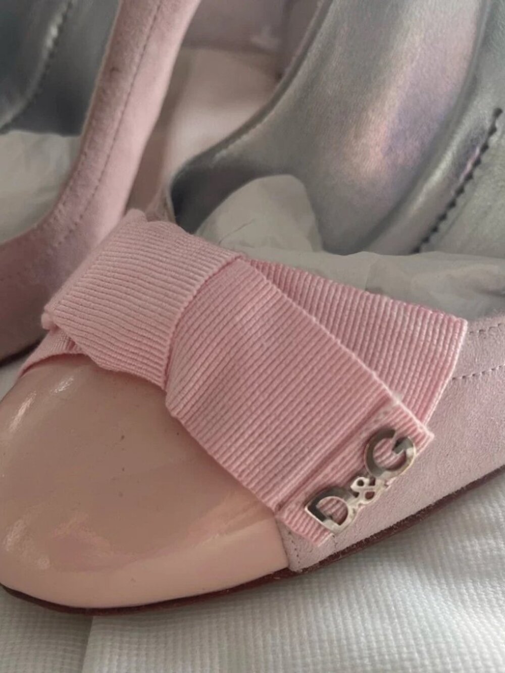 Dolce Gabbana Cap Toe Pumps Pink suede - Picture 7 of 10